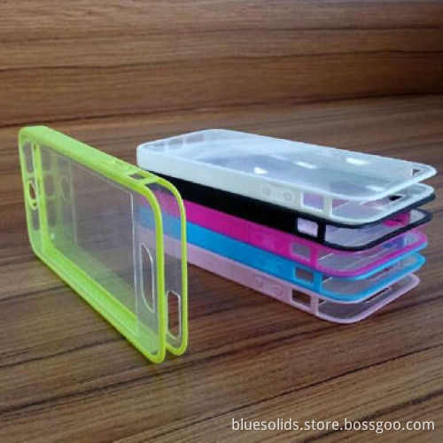 Plastic transparent bumper case for iPhone 4G/4S/5G/5S/5C, for mobile phone cover bumper